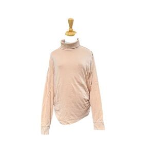 Authentic Hugo Boss Long-Sleeve Turtleneck – Sand Colour, Size Medium